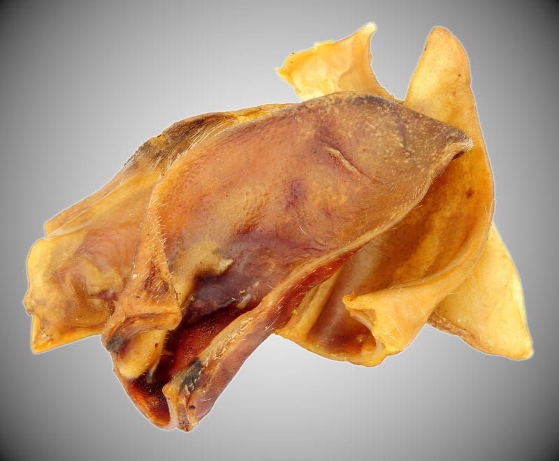 Dried pig ears for dogs
