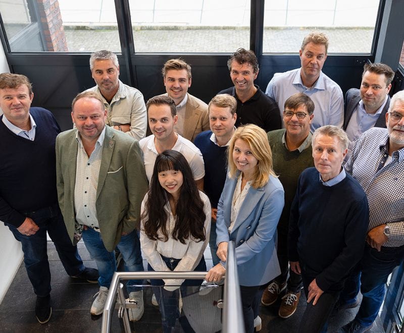 The Teijsen team in the office in Zeewolde