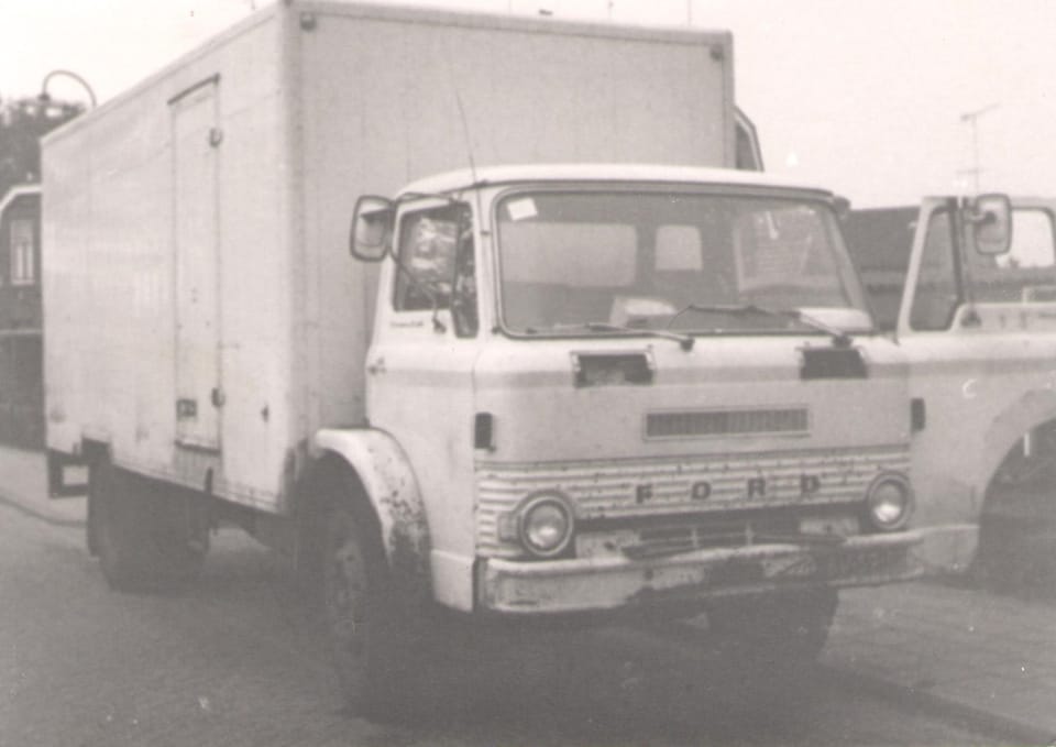 Archive photograph of a Teijsen delivery truck